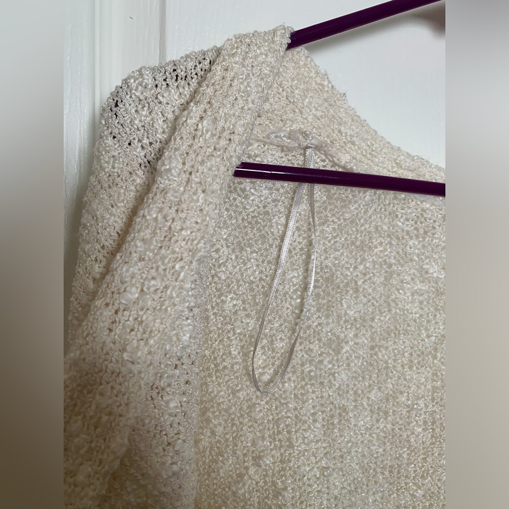 Garage Women’s White Lightweight Cardigan - Small - Picture 4 of 6